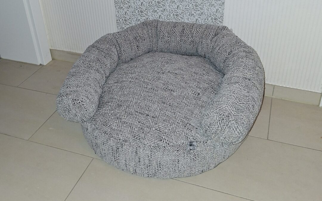 Kuschellounge „ graues Allerlei „ Größe M und M+